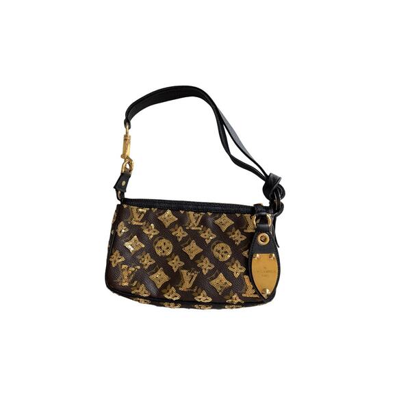 Louis Vuitton monogram eclipse pochette accessories big size - Picture 1 of 6